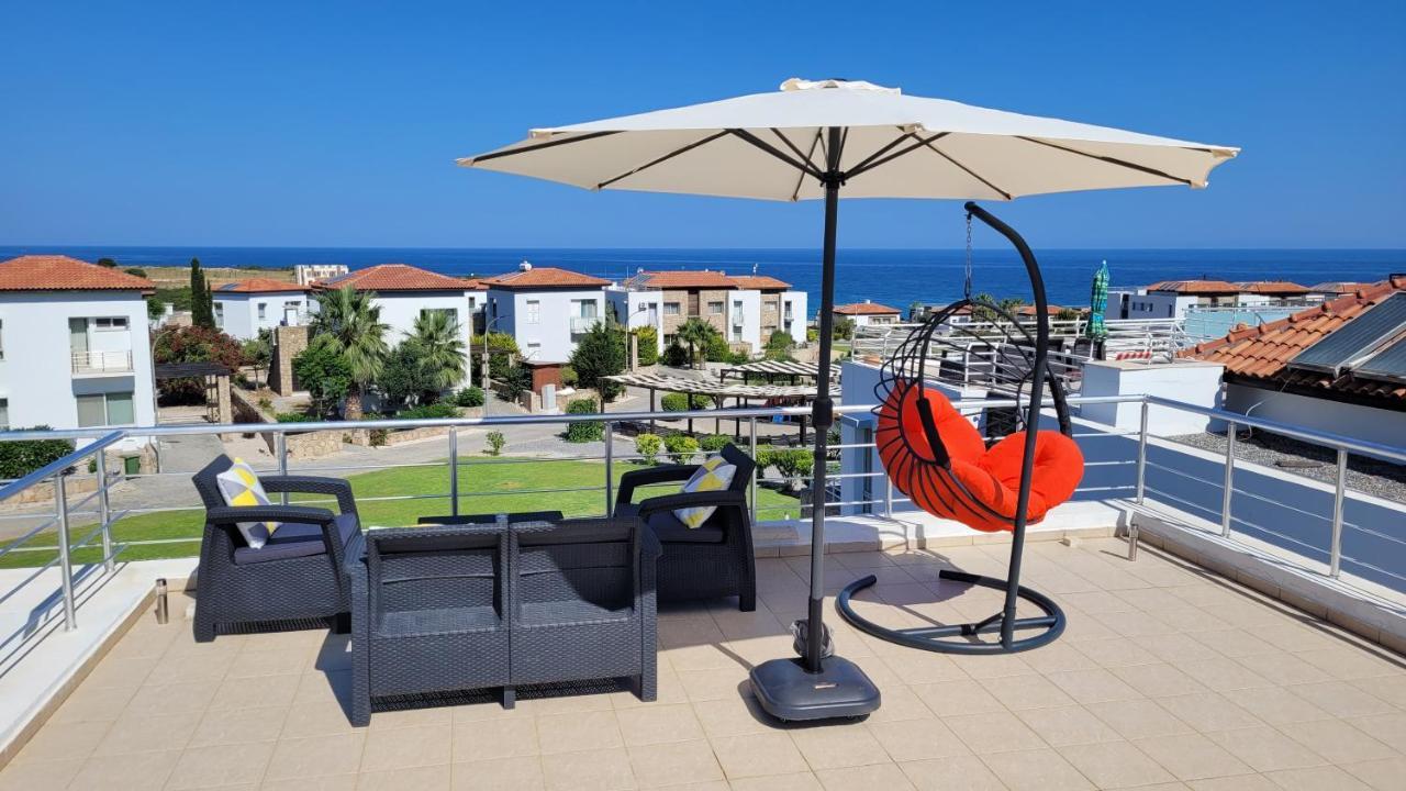 Sea And Mountain View Beachfront Penthouse Yali 외부 사진